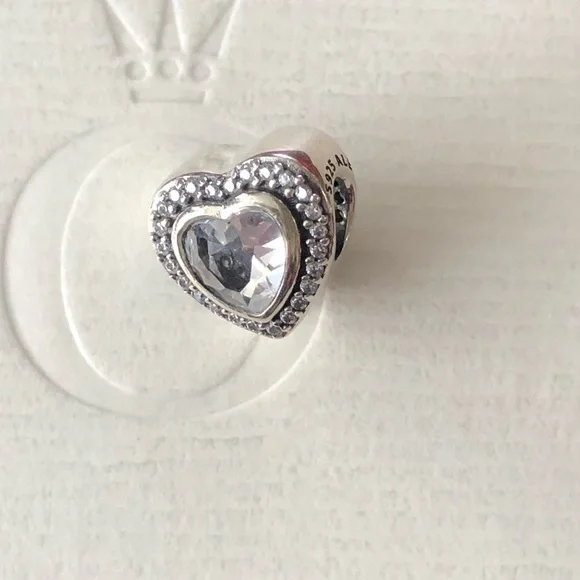 PANDORA Sparkling Love Charm, Clear Cubic Zirconia - Picture 3 of 4